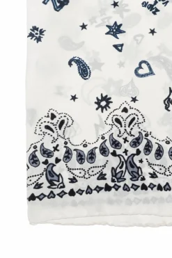 Zadig & Voltaire BIAŁY Chusta `Debbie`
