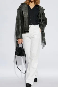 Zadig & Voltaire BIAŁY Jeansowe dzwony `Elio`
