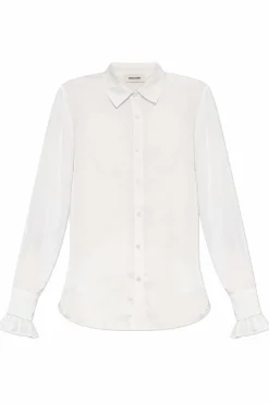 Zadig & Voltaire BIAŁY Koszula `Thely`