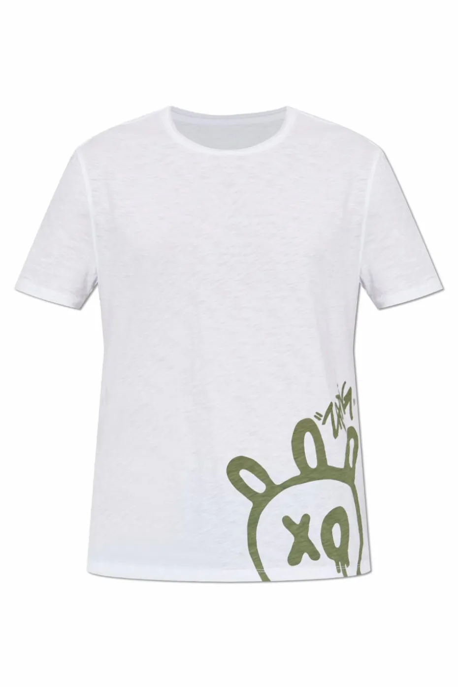 Zadig & Voltaire BIAŁY T-shirt `Stockly`