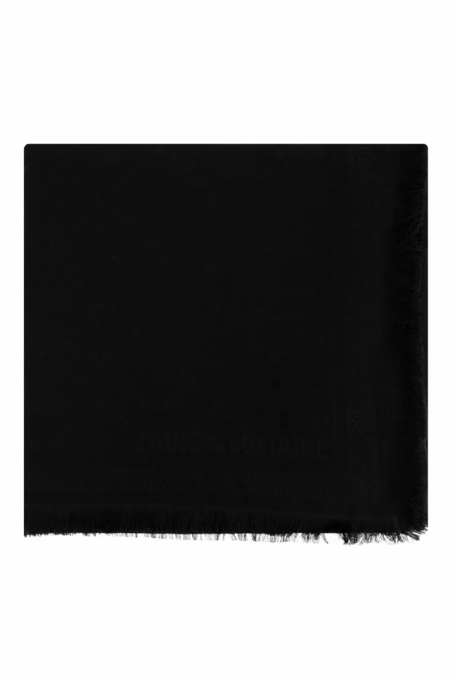 Zadig & Voltaire CZARNY Chusta z monogramem ‘Glenn’