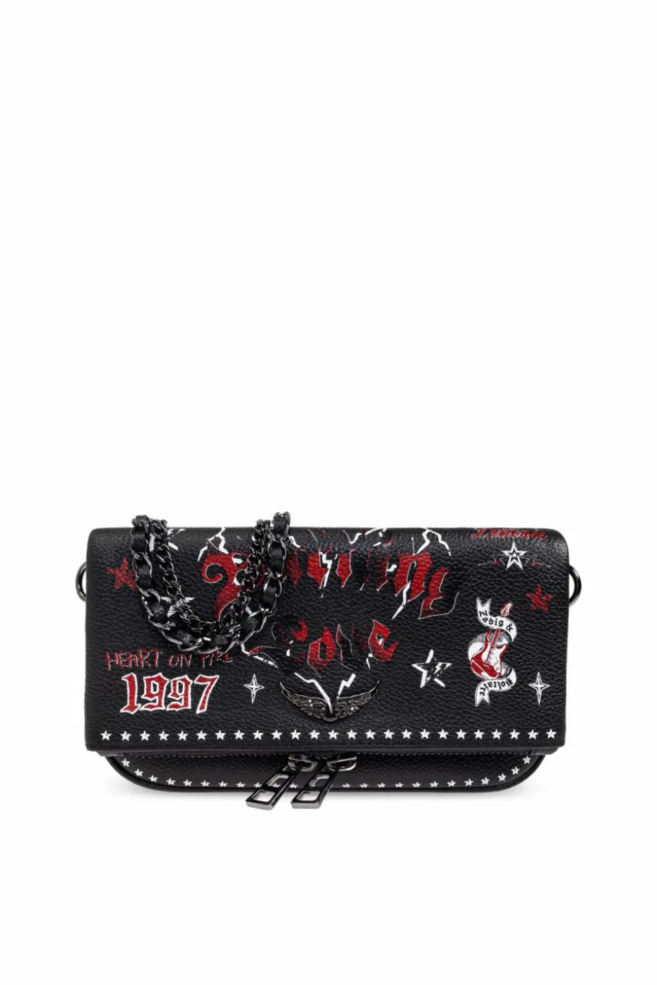 Zadig & Voltaire CZARNY Kopertówka `Rock Nano`