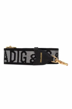 Zadig & Voltaire CZARNY Regulowany pasek do torby