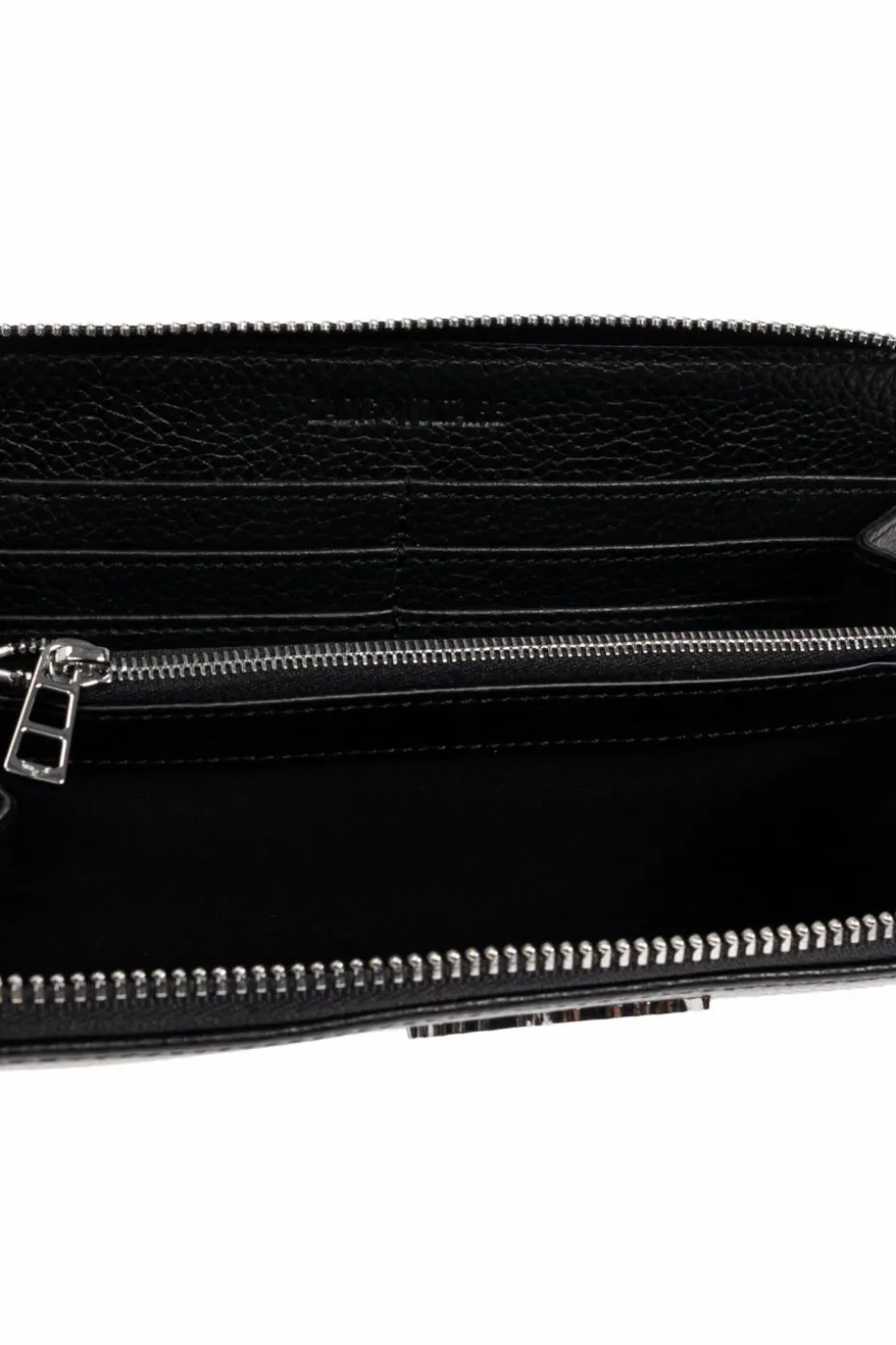 Zadig & Voltaire CZARNY Skórzany portfel