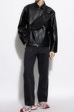 Zadig & Voltaire CZARNY Spodnie ‘Pery’ typu ‘cargo’