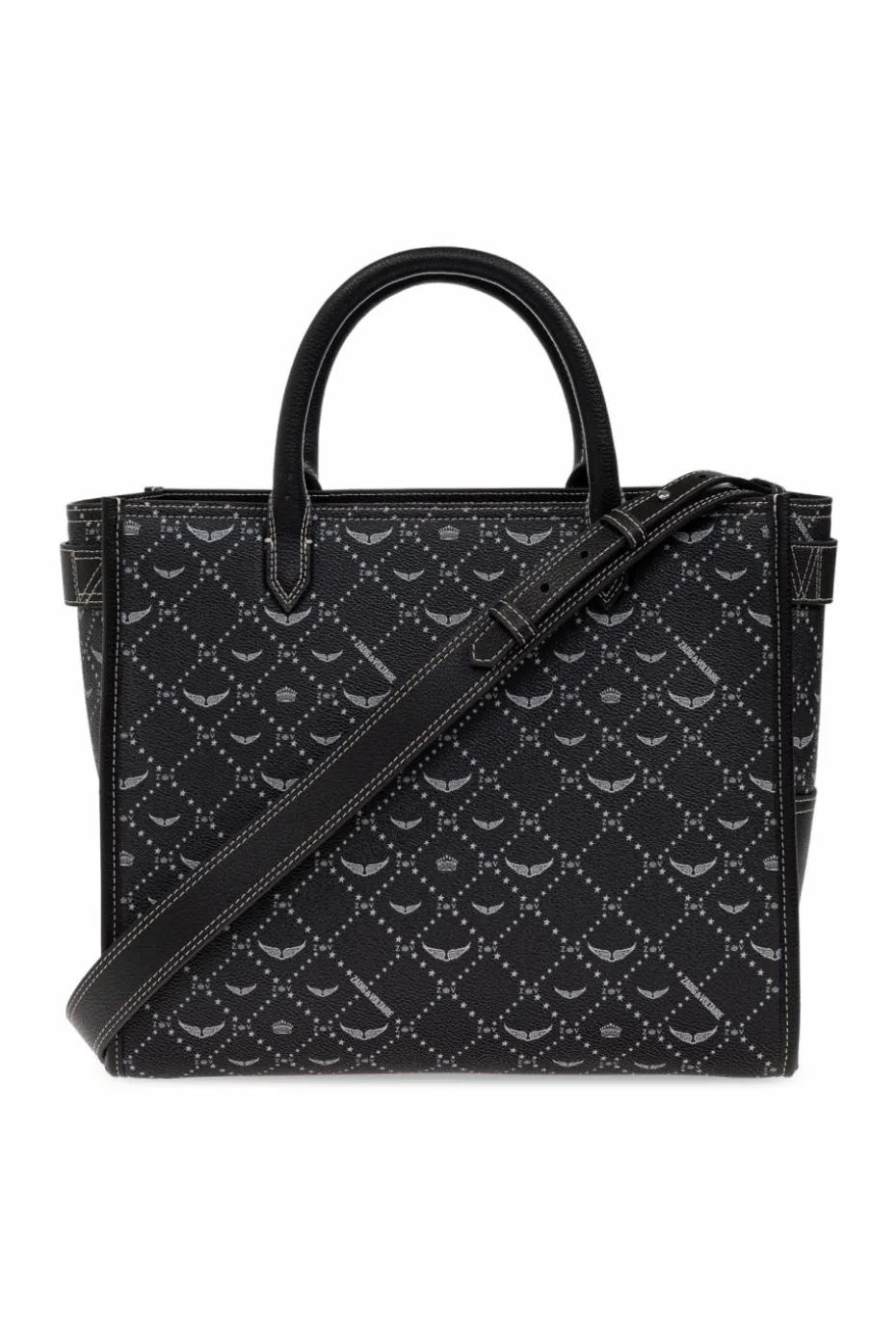 Zadig & Voltaire CZARNY Torba `Angel` typu `shopper`