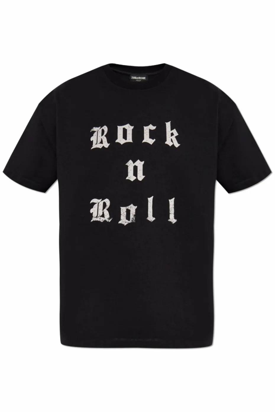 Zadig & Voltaire CZARNY T-shirt ‘Teddy’