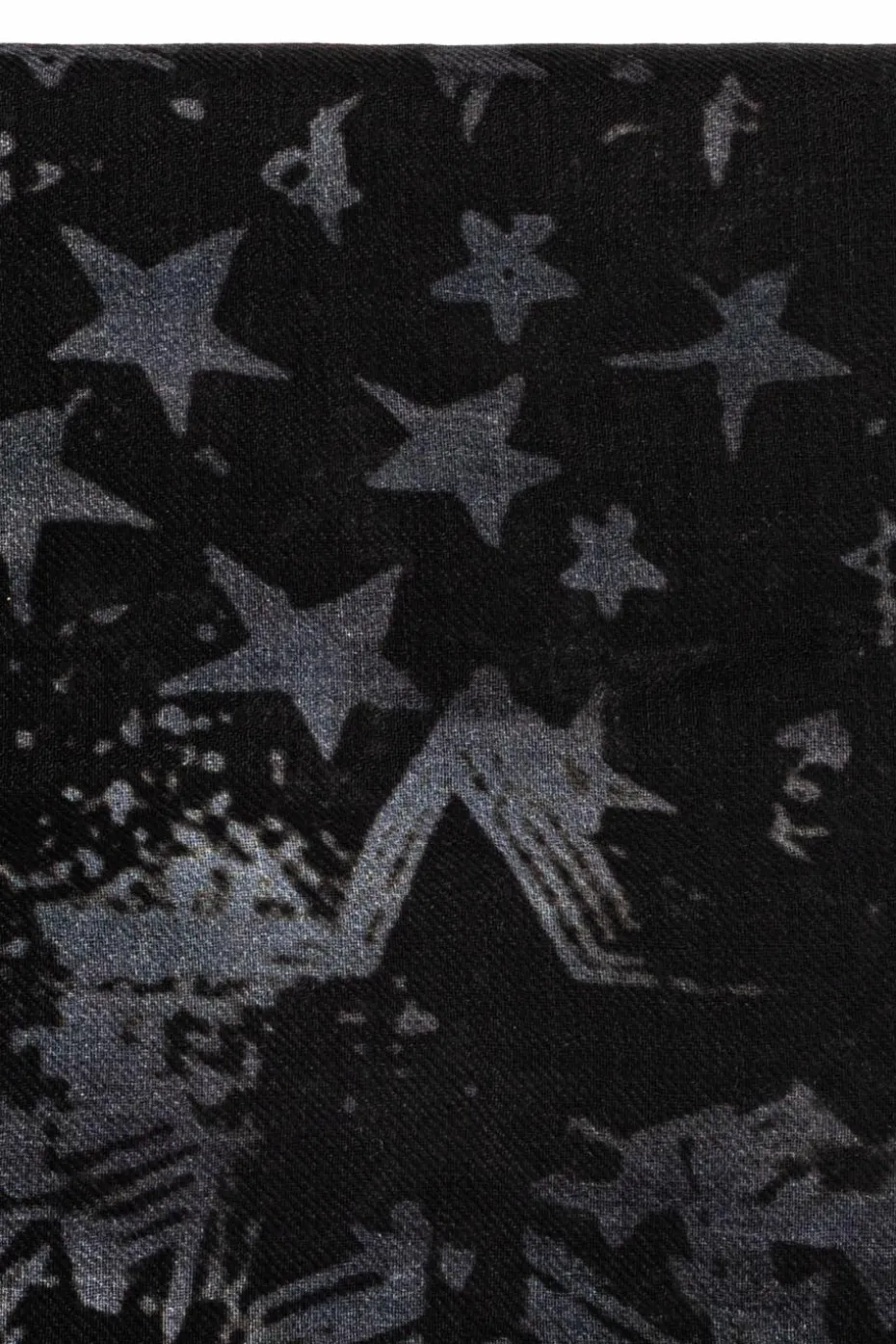 Zadig & Voltaire CZARNY Wełniana chusta