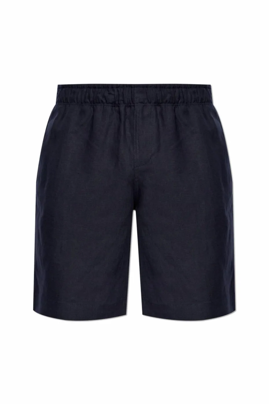 Zadig & Voltaire GRANATOWY Lniane szorty