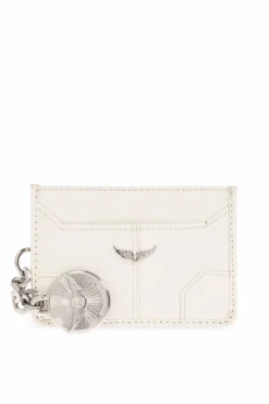 Zadig & Voltaire kremowy Etui na karty `Sunny`