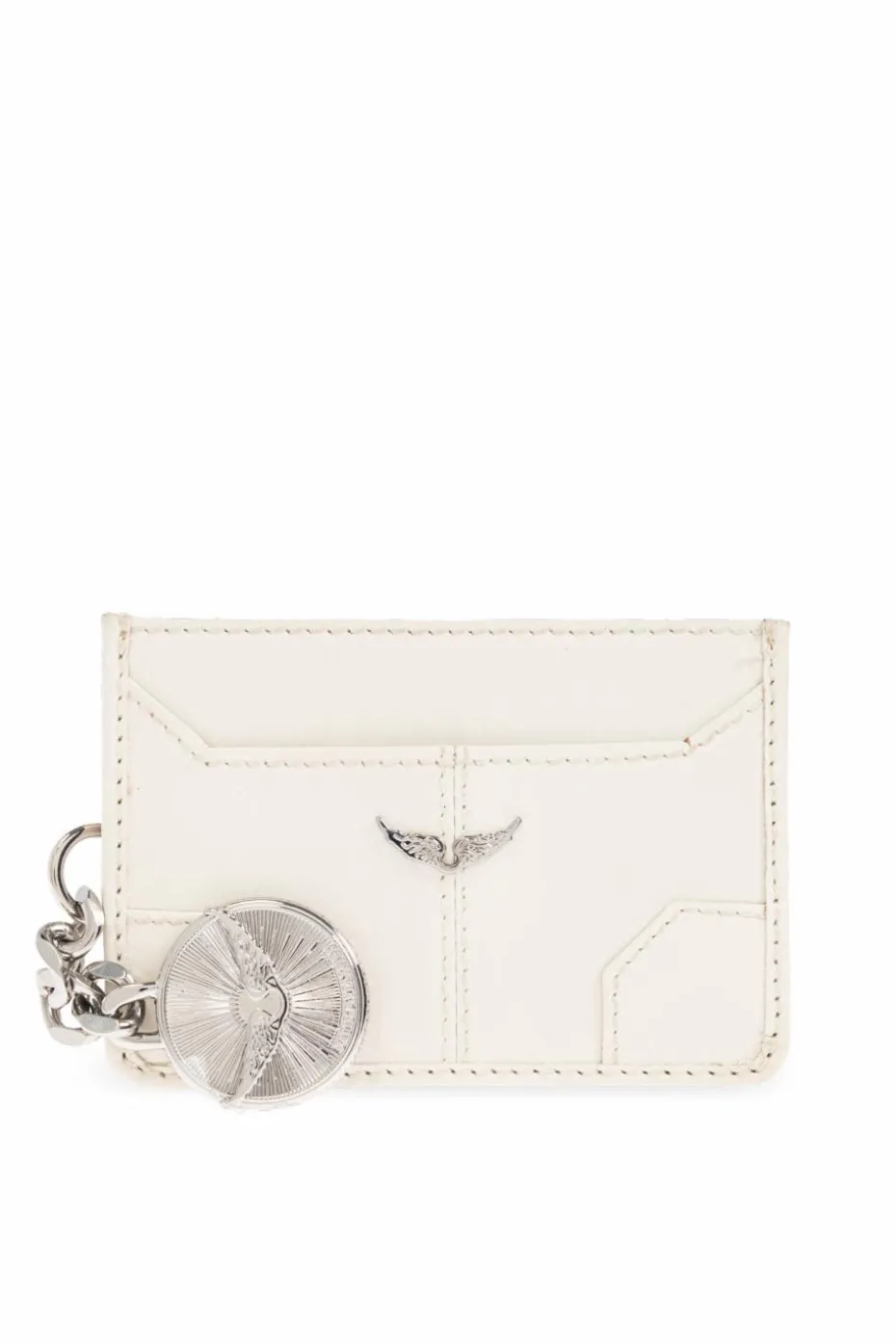 Zadig & Voltaire kremowy Etui na karty `Sunny`