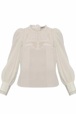 Zadig & Voltaire kremowy Top `Thena`