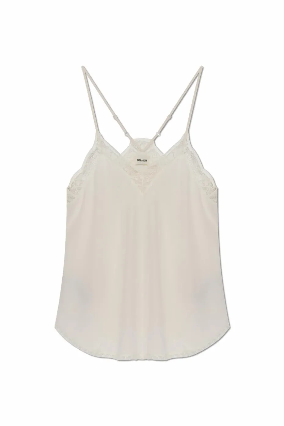 Zadig & Voltaire kremowy Top `Christy`