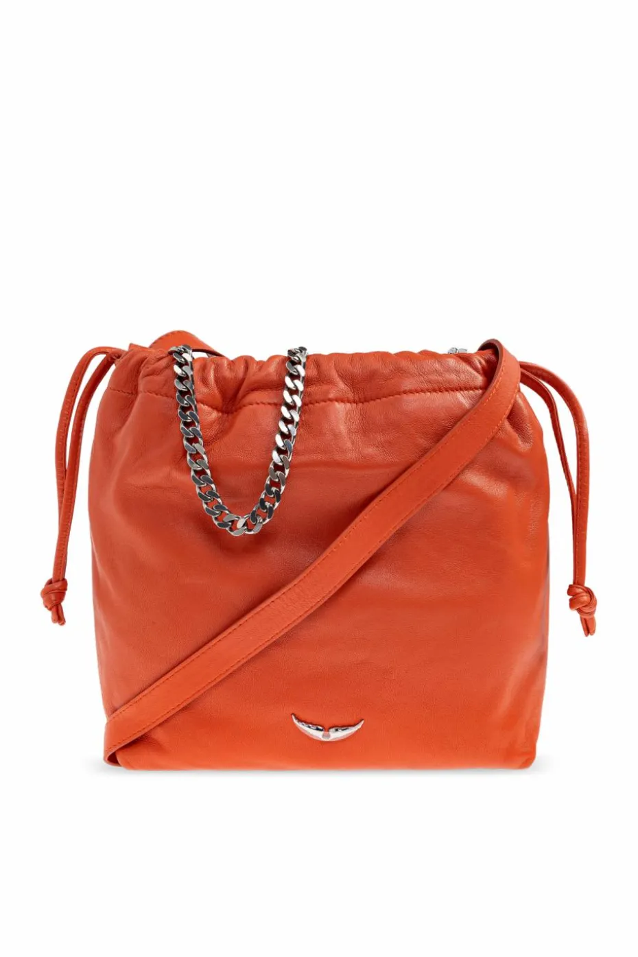 Zadig & Voltaire POMARAŃCZOWY Torba do ręki `Rock Today`