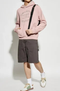 Zadig & Voltaire SZARY Bawełniane szorty