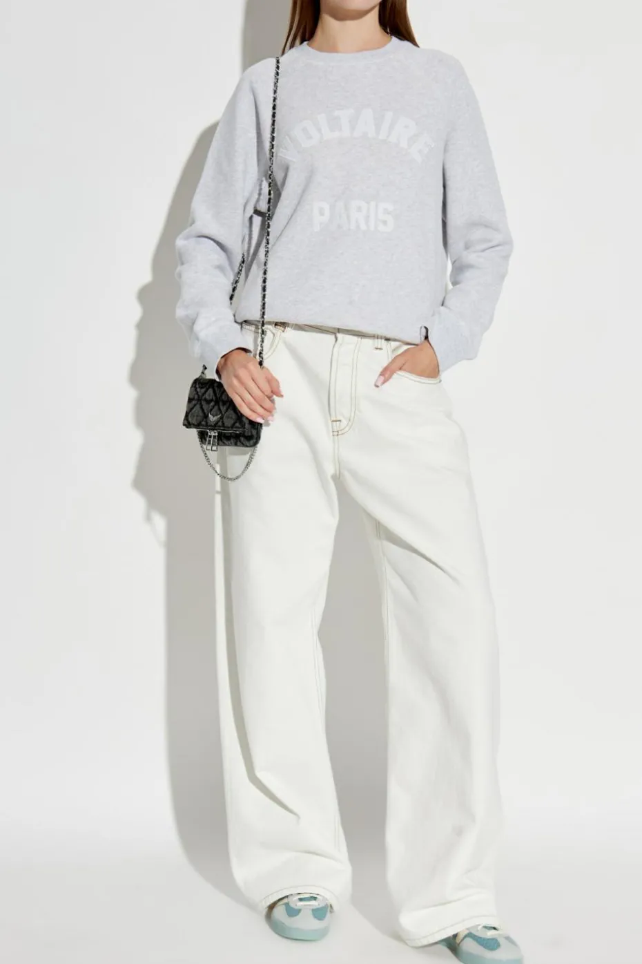 Zadig & Voltaire SZARY Bluza `Upper`