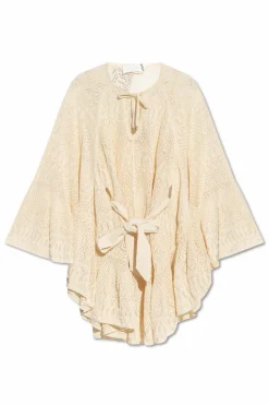 Zimmermann kremowy Krótka sukienka typu `oversize`