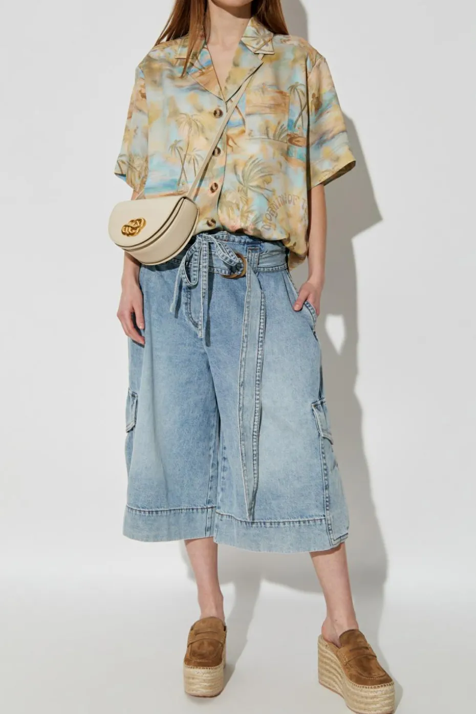 Zimmermann MULTIKOLOR Koszula typu `oversize` z nadrukiem